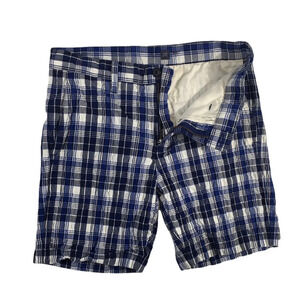 SH423 Mens GAP Brand Preppy Plaid Chino Shorts 30
